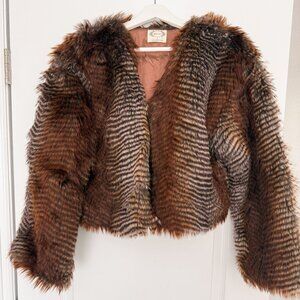 Joyfolie Faux Fur Jacket